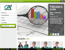 Tablet Screenshot of etudes-economiques.credit-agricole.com