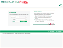 Tablet Screenshot of demo.credit-agricole.pl