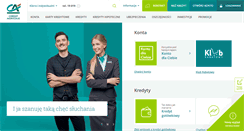 Desktop Screenshot of credit-agricole.pl